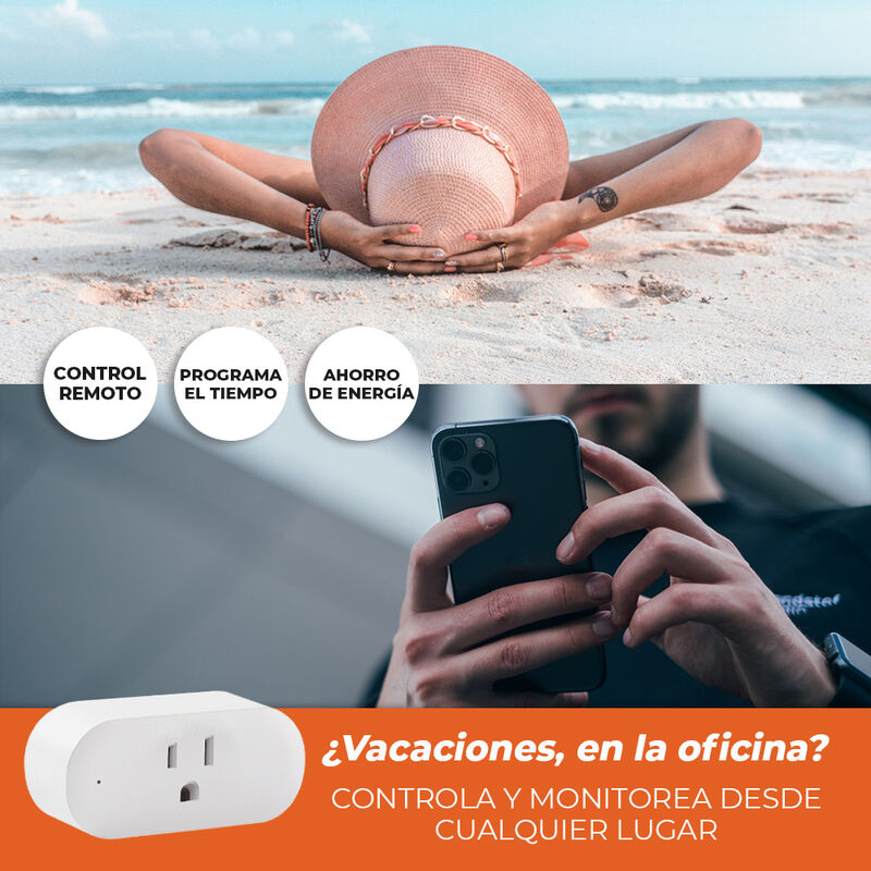 Enchufe Inteligente Wi-Fi,&nbsp;Medidor de Consumo, ... image number null