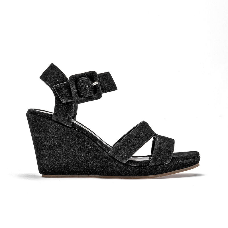 Been Class sandalia cu&ntilde;a para mujer negro cod 1... image number null