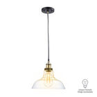 L&aacute;mpara Colgante Aluminio Cristal Tansparente 100v