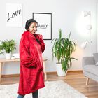 Pijama Adulto Unitalla Sudadera Cobija Gigante Rojo
