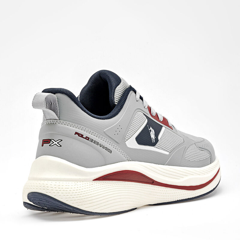 Polo exchange tenis para hombre gris cod 141387... image number null