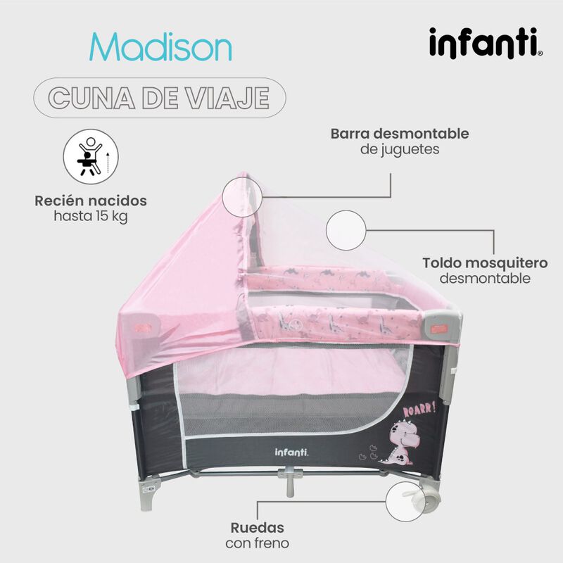 Cuna De Viaje Madison Convertible A Colecho image number null