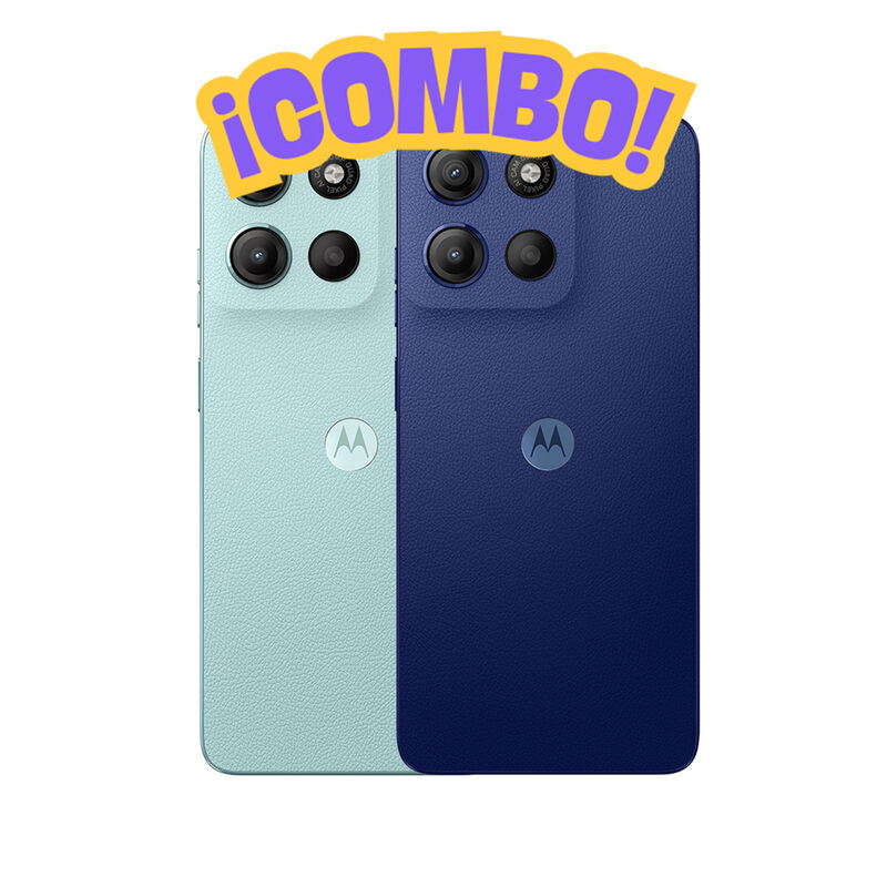Combo 2 Motorola Moto G15 4+512GB Azul + Celest... image number null