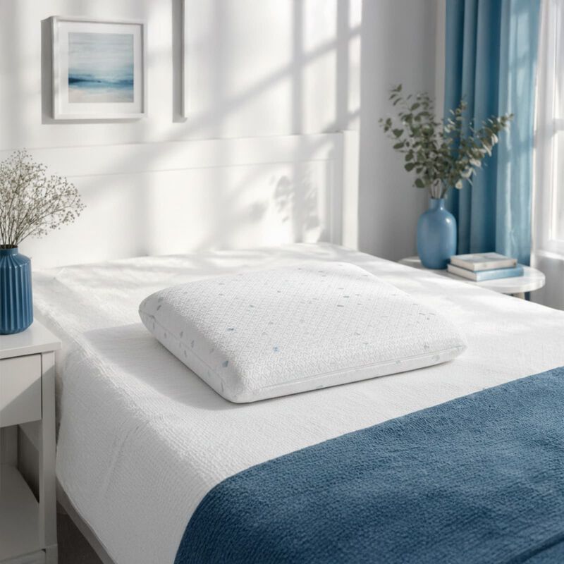 Almohada Double Cool Spring Air De Memoria Con ... image number null
