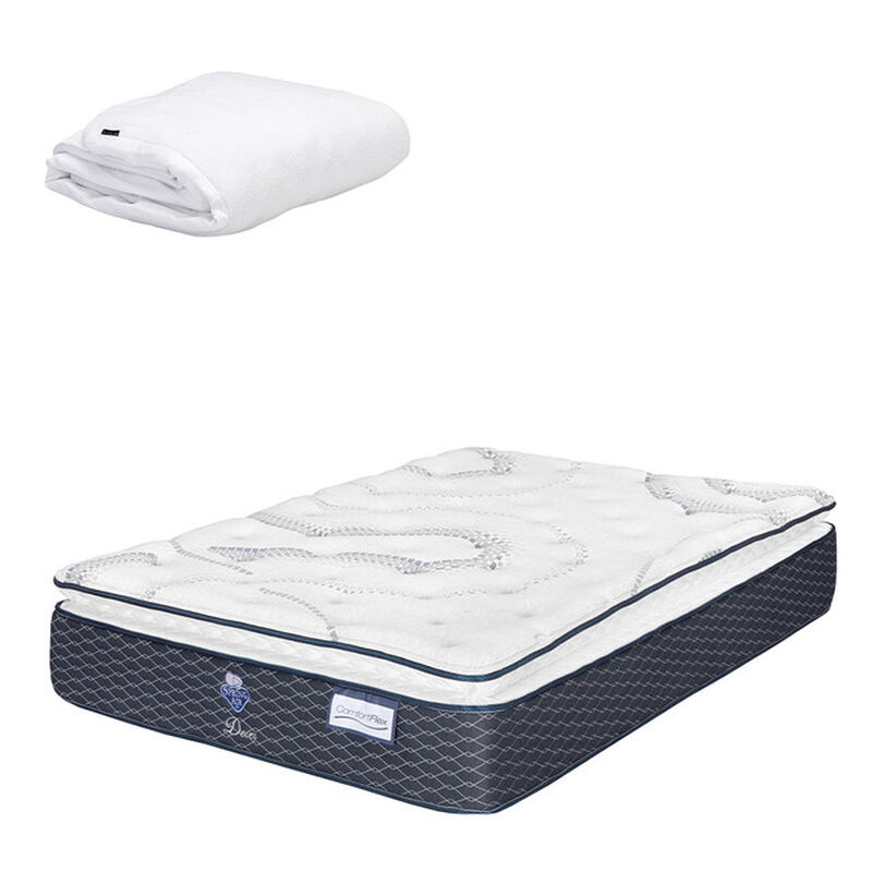 Colch&oacute;n King Size Dover + Protector Cloud image number null