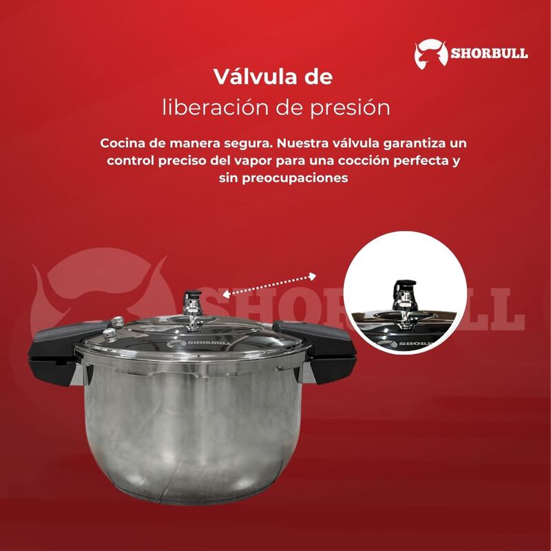 Olla Express 14 Litros Acero Inoxidable Shorbul... image number null