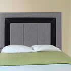 Cabecera Individual Dicasa Bora Gris-Negro