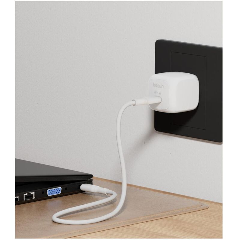 Belkn Cargador De Pared 45w Usb-c Boost Blanco image number null