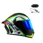 Casco Certificado Abatible Tekken Talla Xl Con Dispositivo De Audio