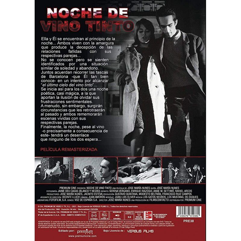 Noche De Vino Tinto [dvd] (1966) image number null