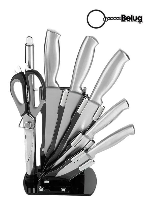 Set de cuchillos para chef Casa BIU 9 piezas image number null