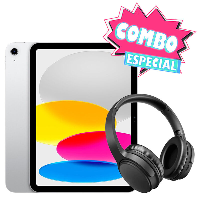 Combo Apple Ipad 10.9 (10a Gen) 64Gb Plata MPQ0... image number null