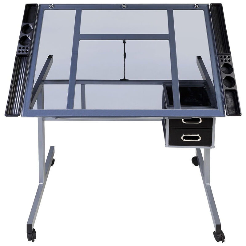 Restirador de Cristal Templado con Banco de Tra... image number null