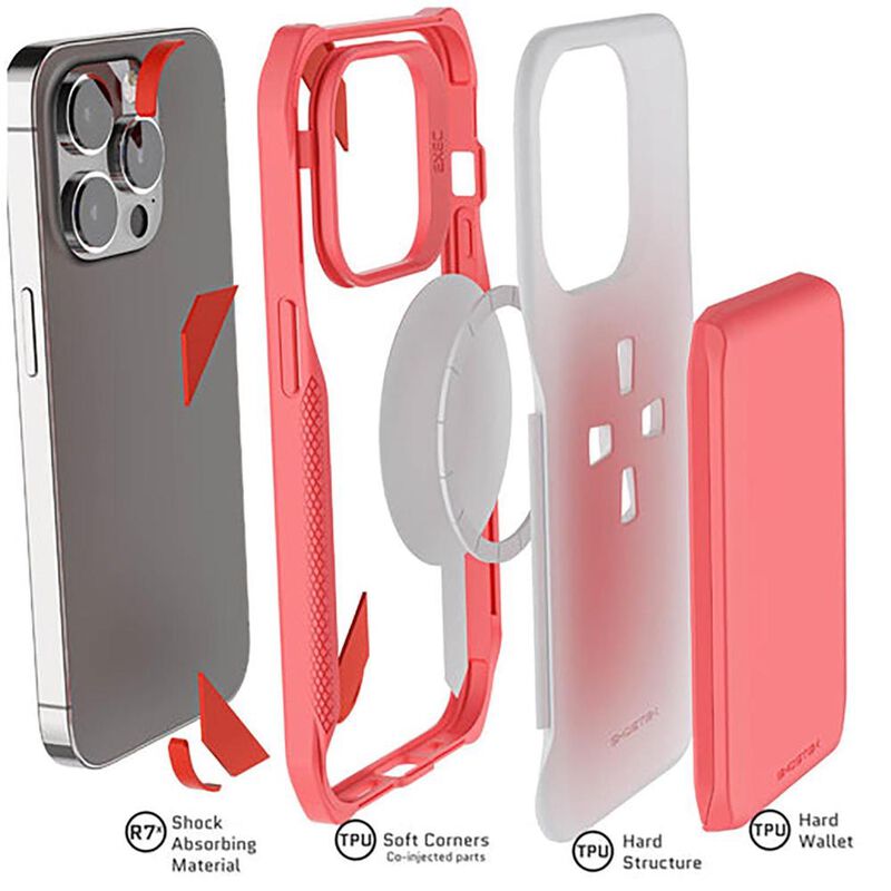 Funda GHOSTEK Exec para iPhone 14 PRO MAX Rosa ... image number null