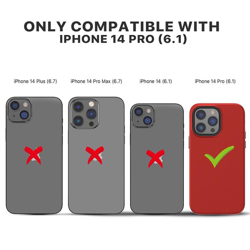 Funda Mybat Fuse Mag Para Iphone 14 Pro - Roja image number null