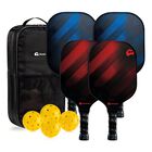 Juego de Pickleball con 4 Paletas, 4 Pelotas y Estuche de Almacenamiento Bluelander