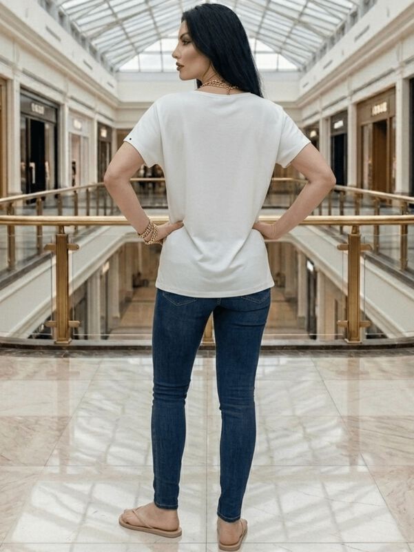 Blusa Casual Bluson Malabis Bl-1041 Blanco image number null