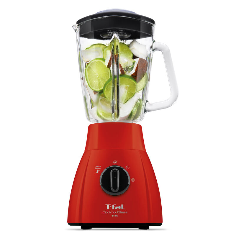 Licuadora T-fal Optimix Roja 2 Vel Vaso Vidrio ... image number null