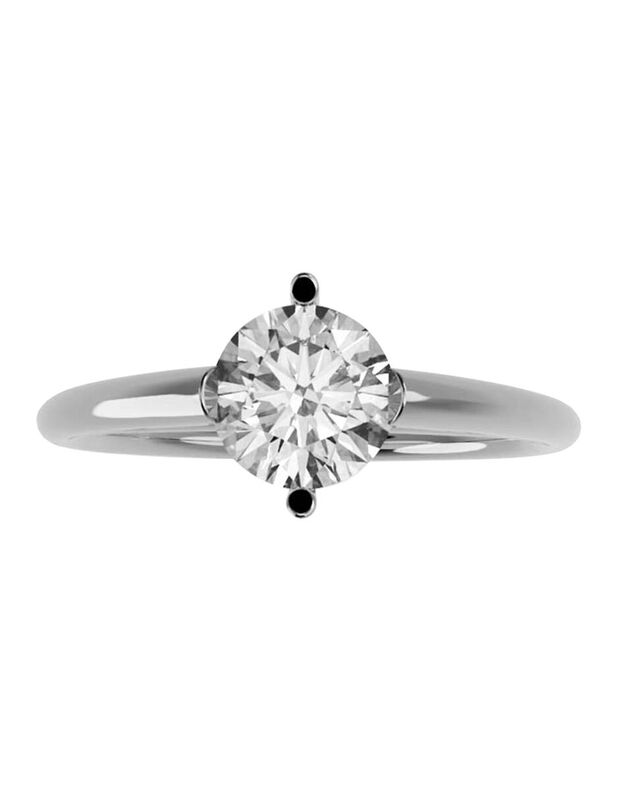 Anillo de Compromiso en Oro de 10K con Circonia... image number null