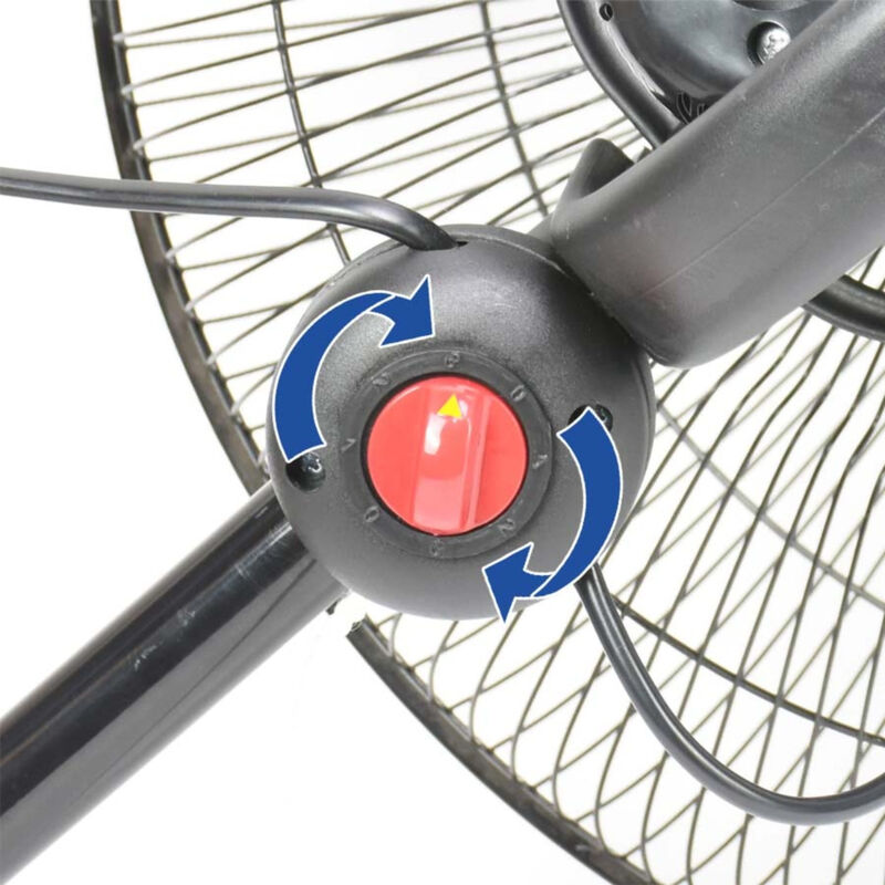 Ventilador De Pared Mytek 3196 18" Aspas Met&aacute;li... image number null