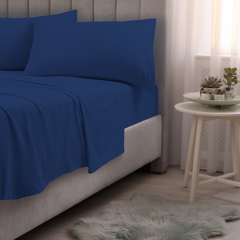 Juego de S&aacute;banas Queen Sumie Royal Azul image number null