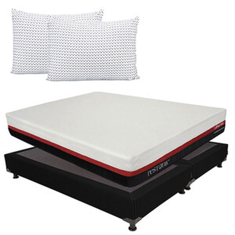 Colchón King Size Restonic Roll+Almohada Dicasa... image number null