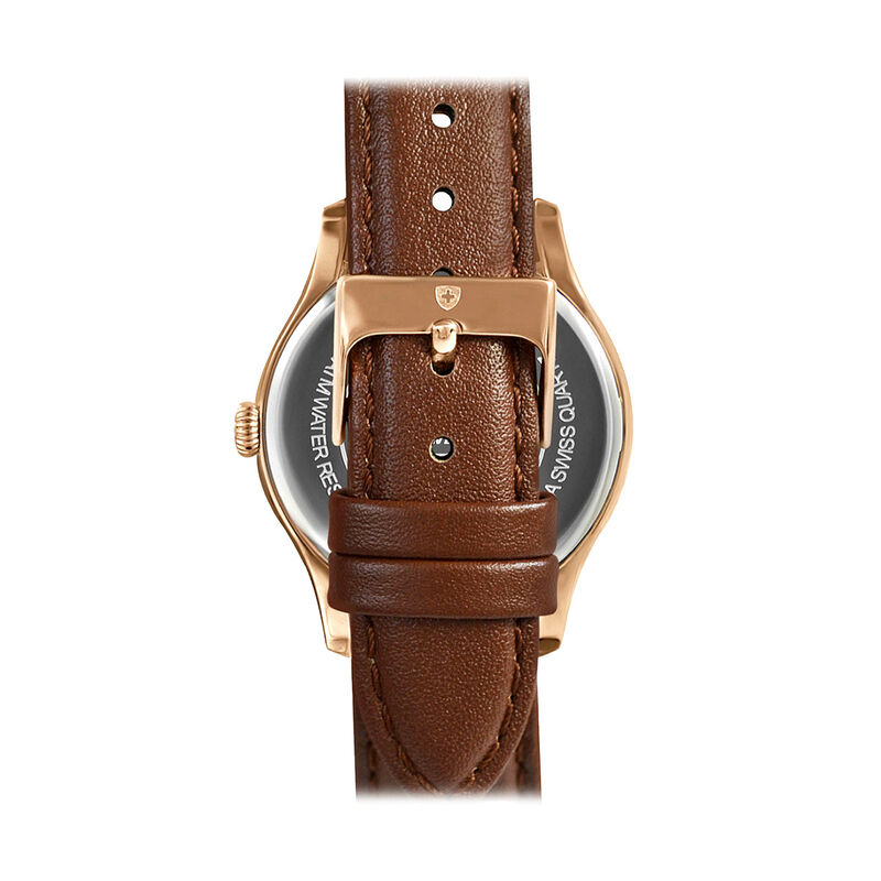 Reloj Nivada Dama Dorado/Piel Plata Romano image number null