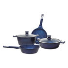 Batería de Cocina Alfa Diamante Sirena Azul Antiadherente