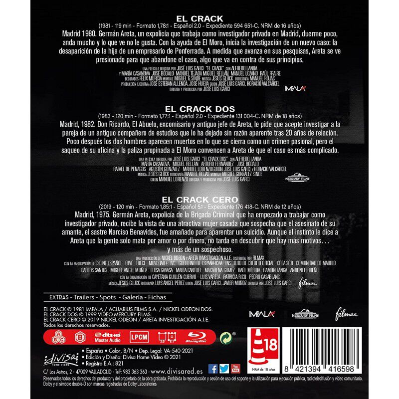 El Crack: La Trilogia (Blu-ray) (3 discos) [Blu... image number null