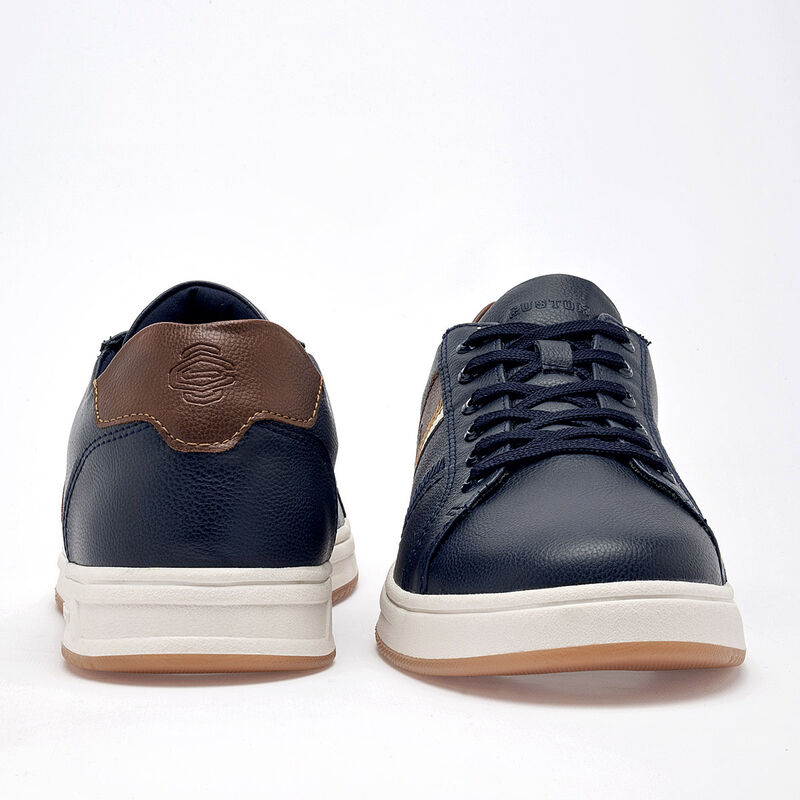 Negro Total Tenis urbano para hombre. Marino ca... image number null