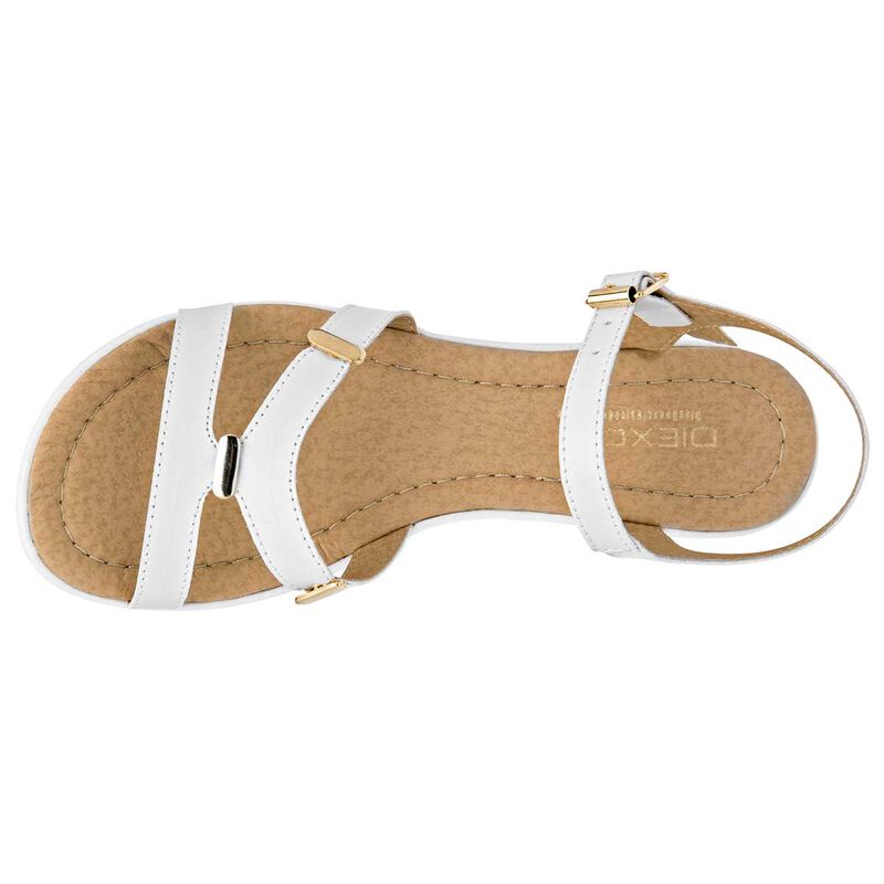 Diexca Sandalia para mujer blanco image number null
