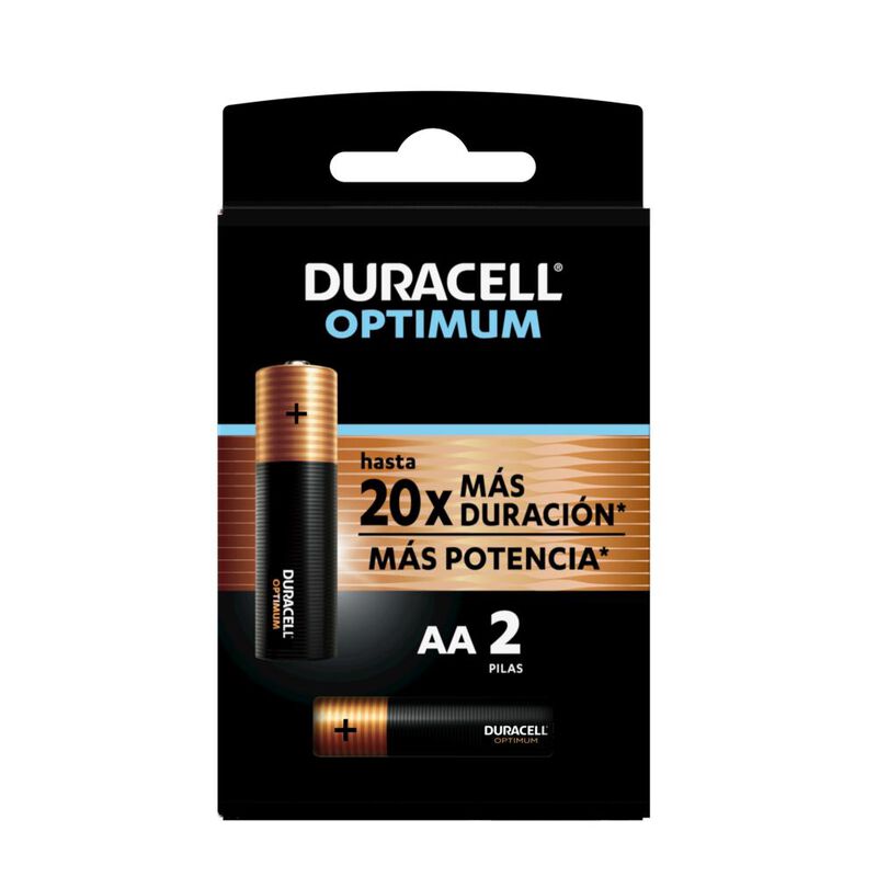 DURACELL ALCALINA AA CON 2 UNIDADES OPTIMUM 1.5... image number null