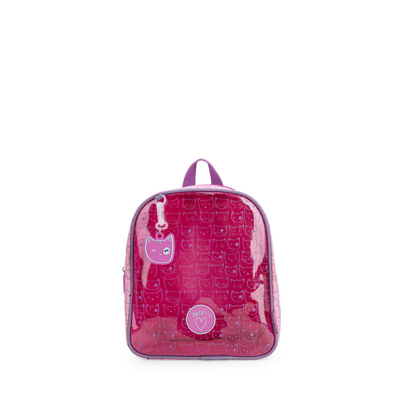 Mochila Mediana Para Ni&ntilde;a Estampado Gatos Color... image number null