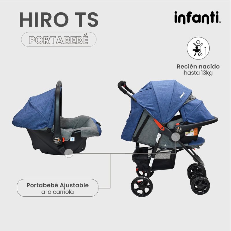Carriola Para Beb&eacute; Travel System Hiro image number null