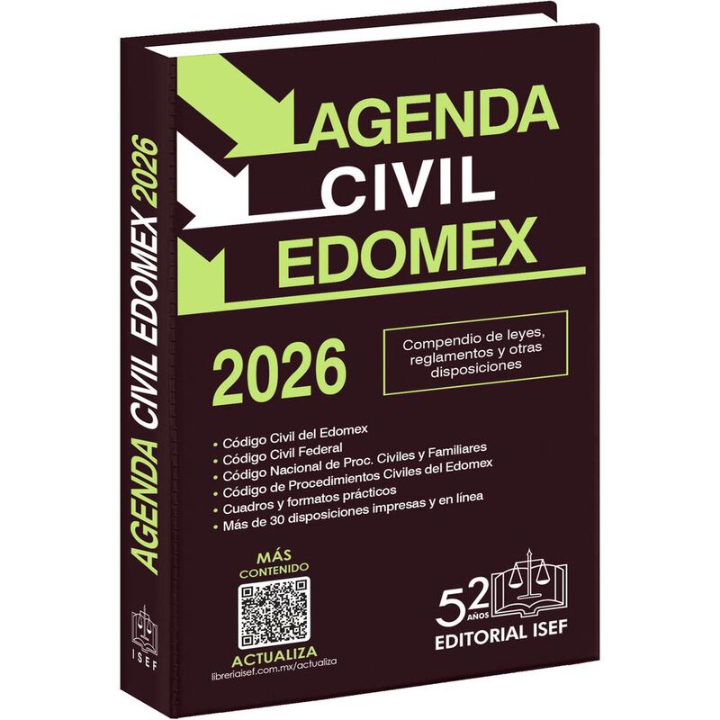 Agenda Civil Del Estado De M&eacute;xico 2026, De Edic... image number null