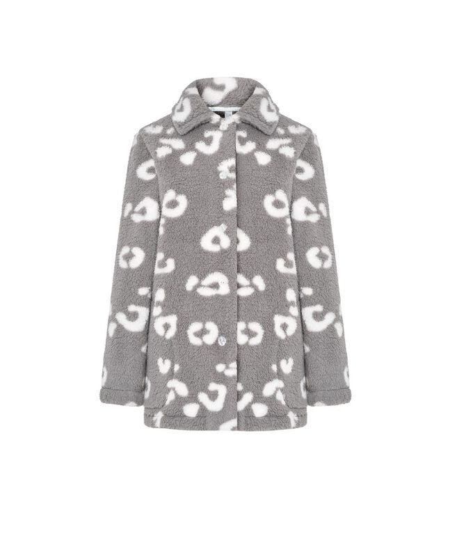 Bata Corta de Borreguillo Gris image number null