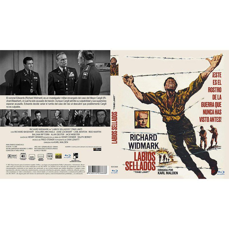 Labios Sellados (l&iacute;mite De Tiempo) Bd 1957 [blu... image number null
