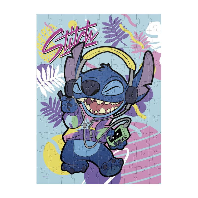 Rompecabezas Stitch Aterciopelado 100 Piezas image number null