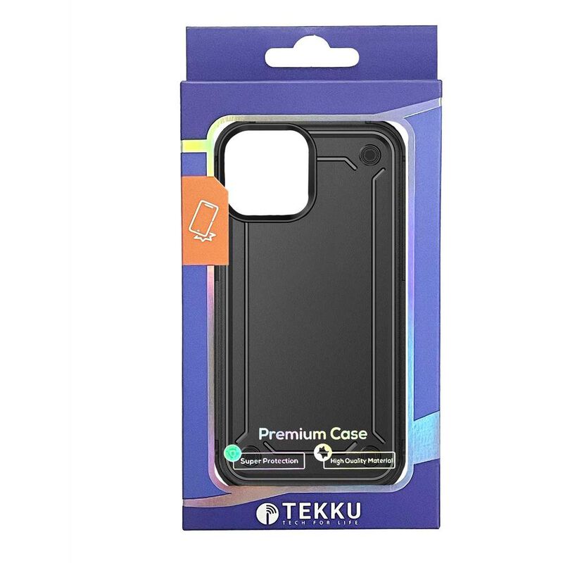 Funda TEKKU Tough cover para iPhone 15 PLUS Neg... image number null