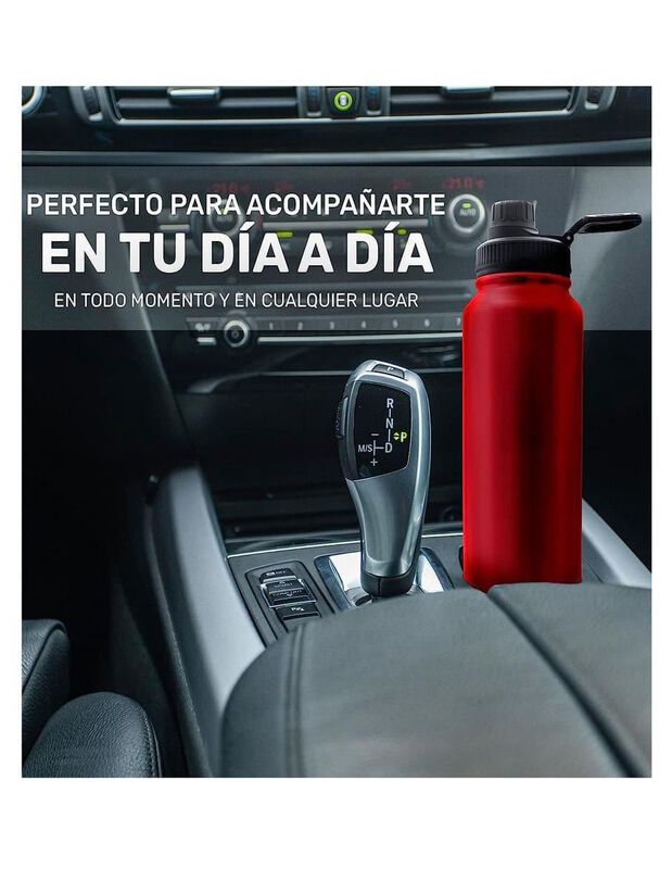 Termo Casa BIU de acero inoxidable con tapa ros... image number null