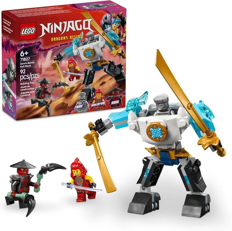 NINJAGO ARMADURA ROBÓTICA DE COMBATE DE ZANE 71... image number null
