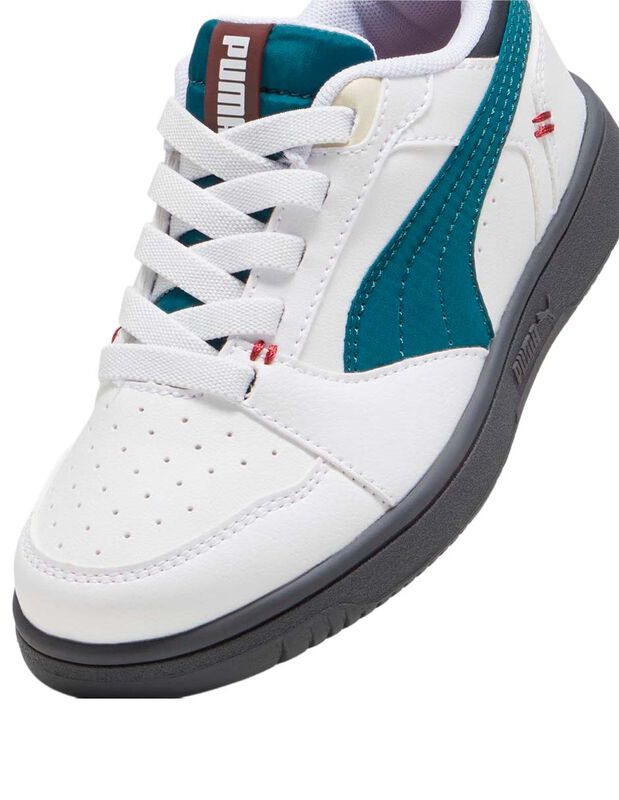 Tenis Ni&ntilde;o Puma Rebound V6 Blanco 39794301 image number null