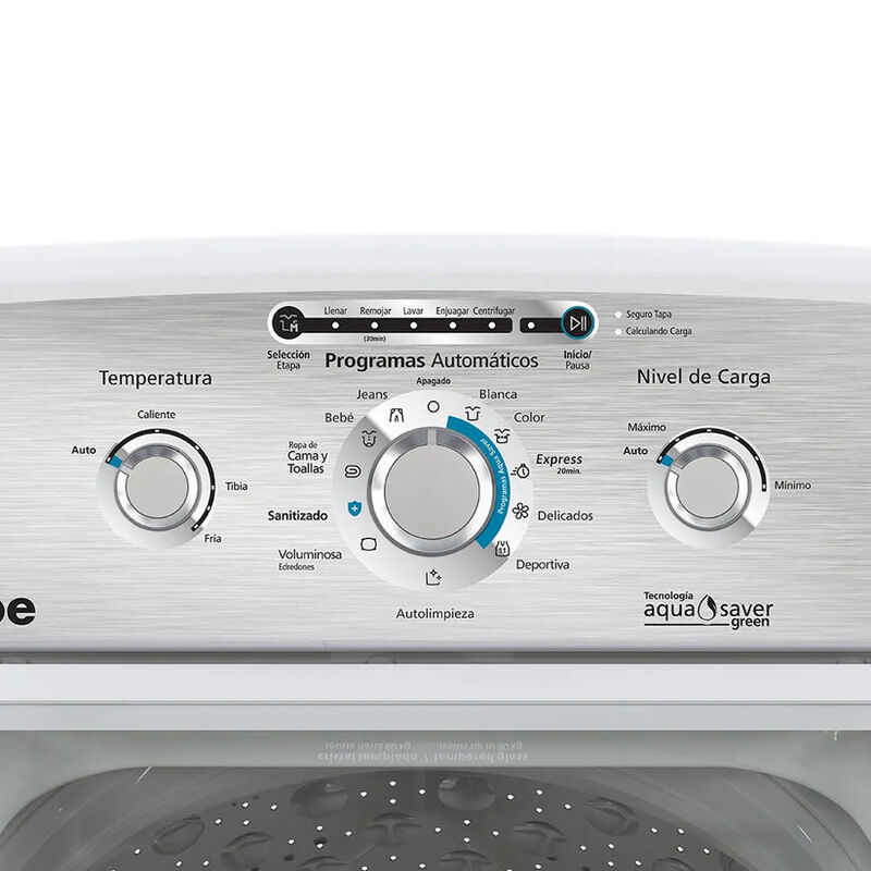 Lavadora Autom&aacute;tica 19 Kilos Mabe LMA79113VBAB0 image number null