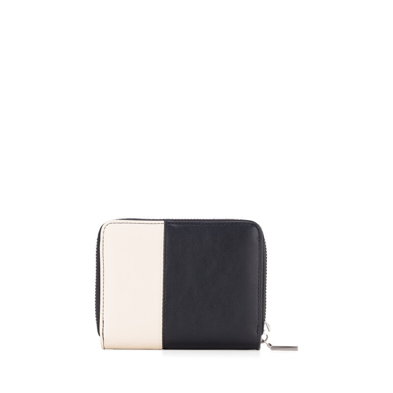 Cartera Hibrida Mediana Con Herraje Color Negro image number null