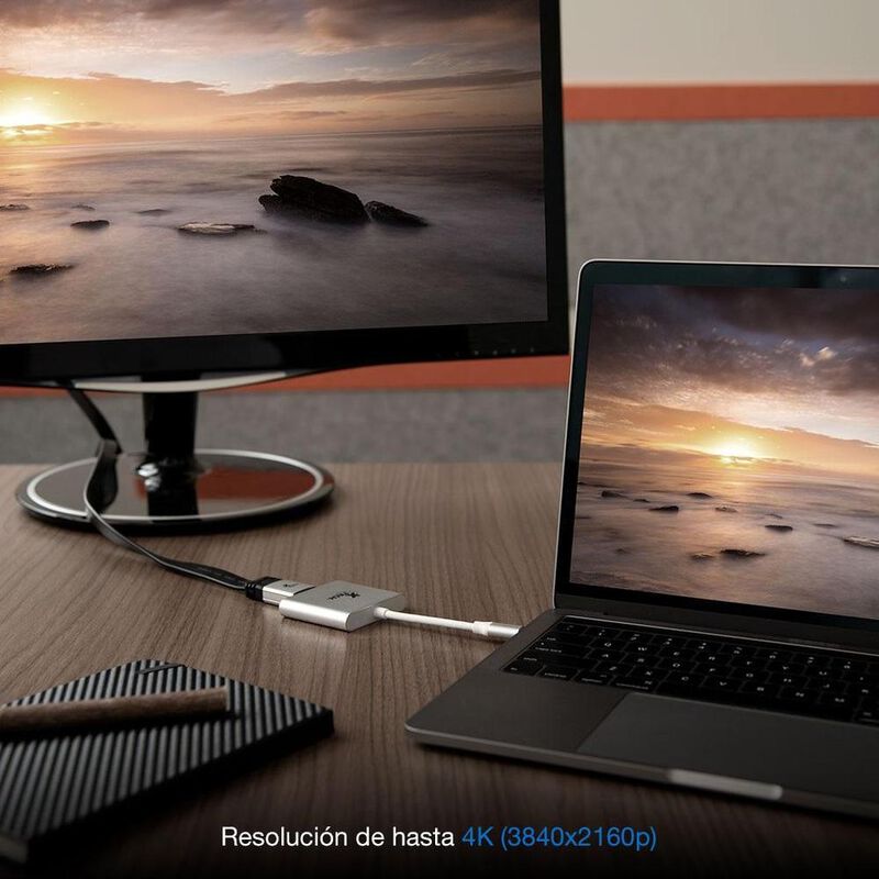 Adaptador multipuerto USB Tipo C 3-en-1 Xtech X... image number null