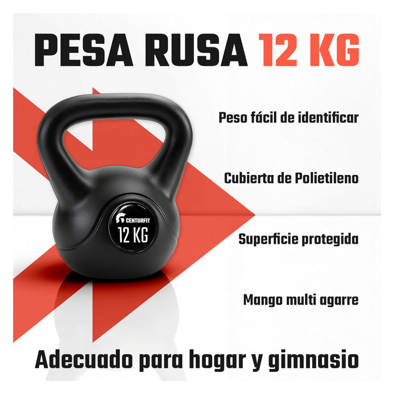 Pesa Rusa Kettlebell 12kg 26.5lb Cross Fitness ... image number null