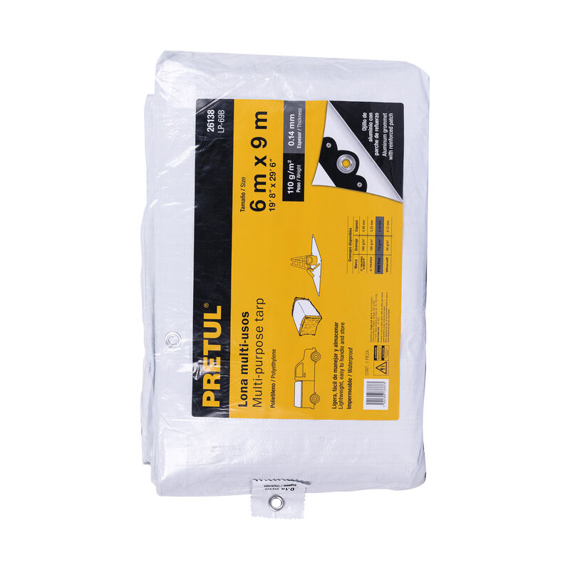 Lona 6 X 9 M Blanca Pretul image number null