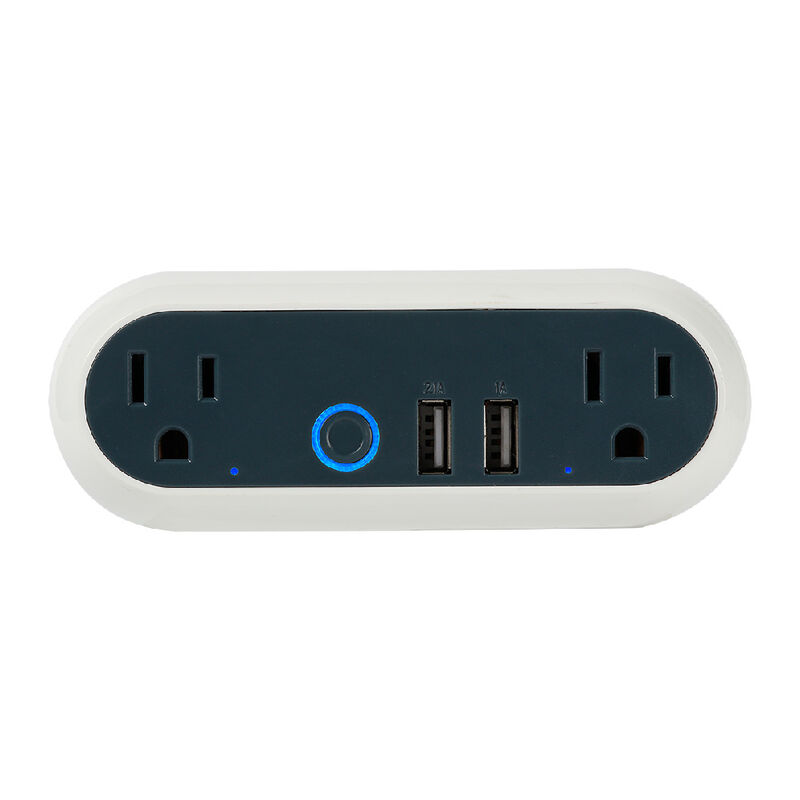 Enchufe Inteligente Doble Wi-Fi, 2 Puertos USB-... image number null