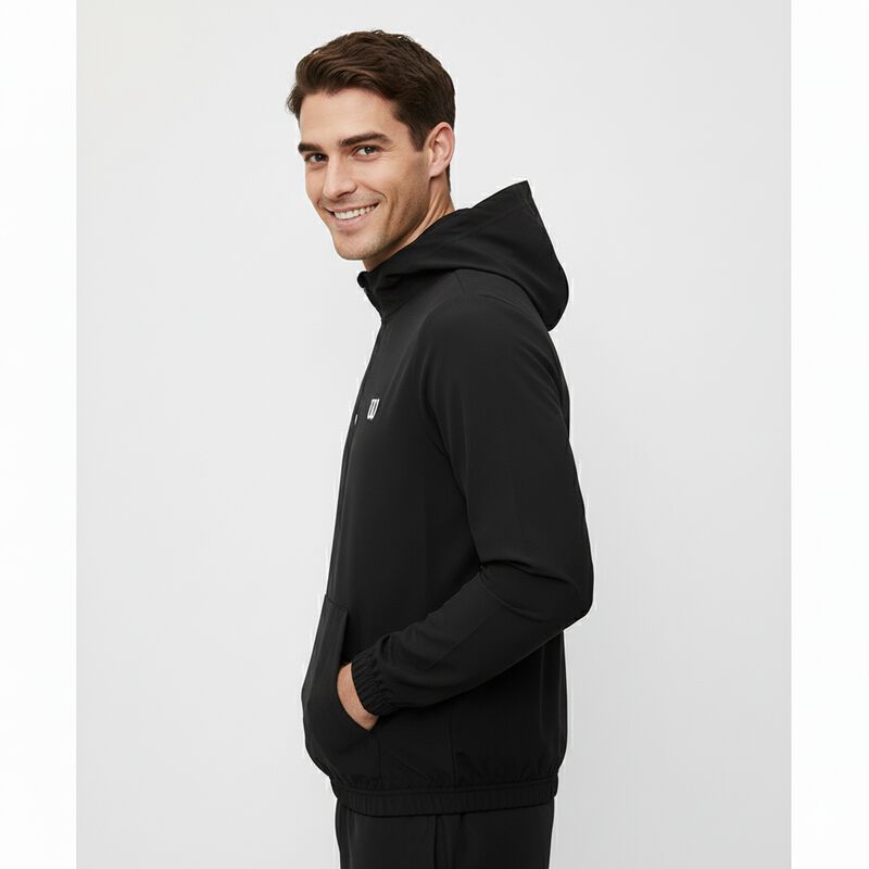 Chamarra Wilson Para Hombre Negro Gd image number null