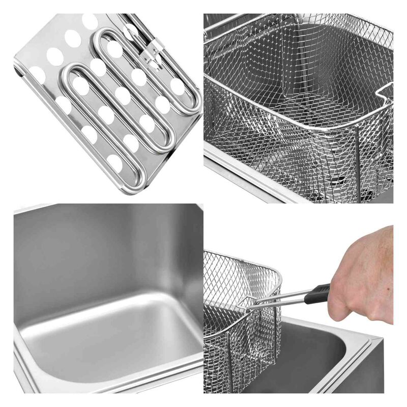 Freidora Aceite Electrica 6l 1600w Automatica A... image number null